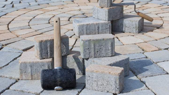 Revêtement cour en béton décoratif Guadeloupe